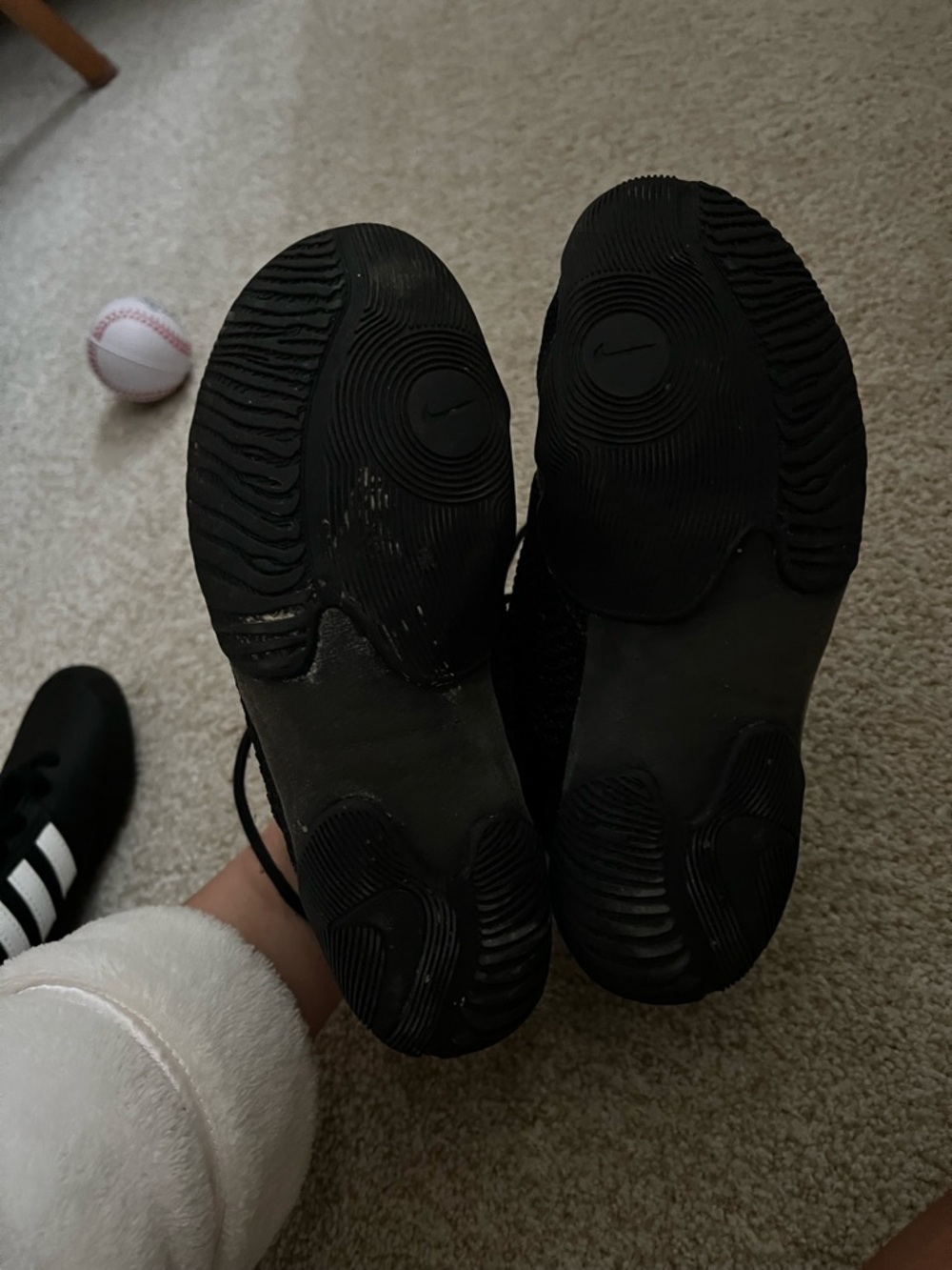 Nike Kids Black Slip-On Sneakers